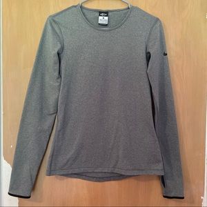 Nike Pro Dri-Fit long sleeve gray top size small
